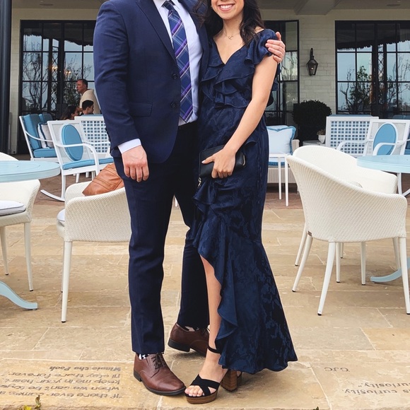 LPA Renata Dress in Navy - Picture 9 of 9